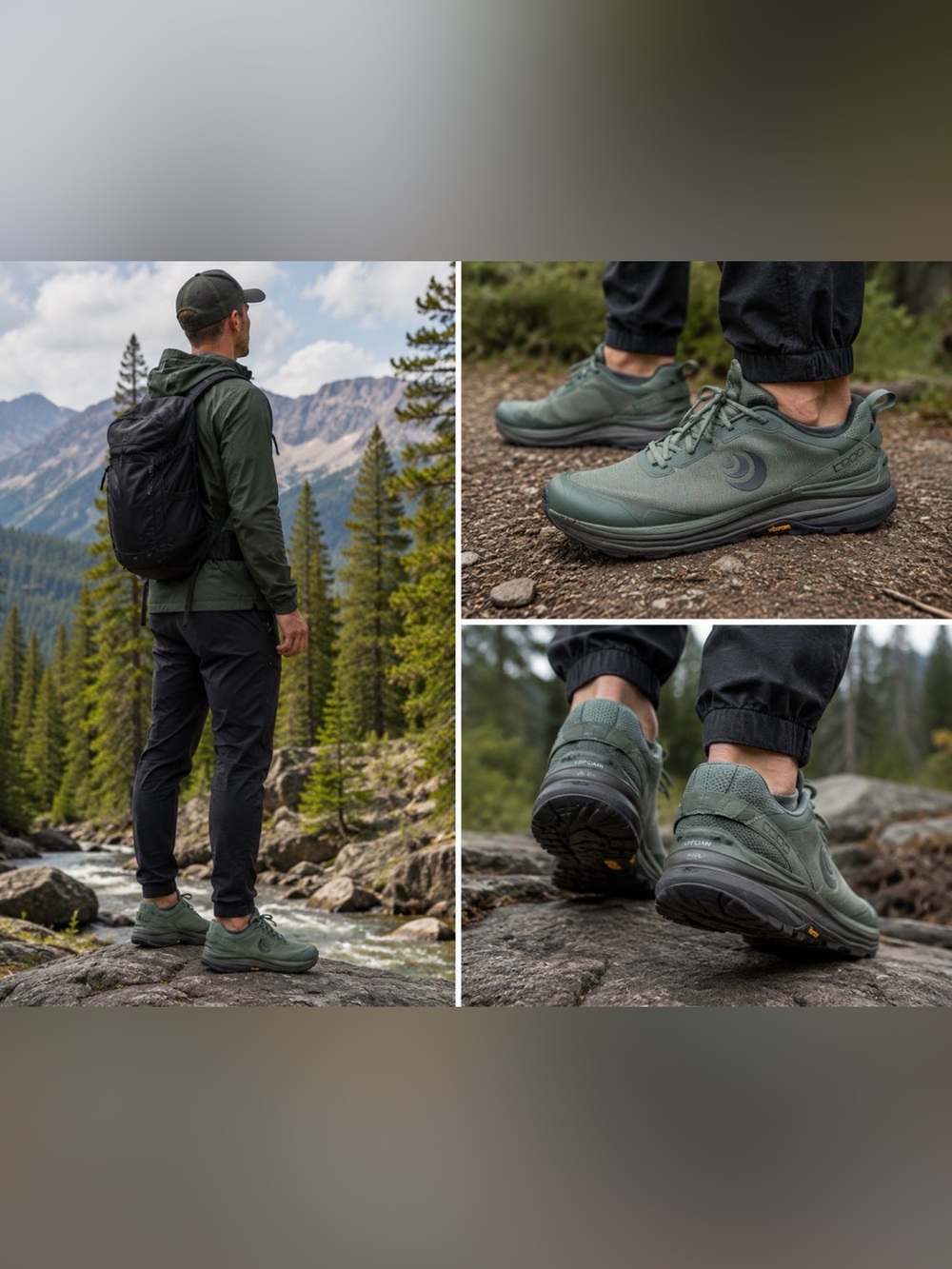 TOPO Athletic Trail Shoe - Olive Green